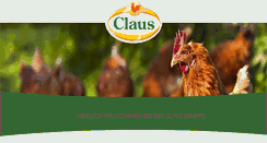 Desktop Screenshot of claus-frischgefluegel.de